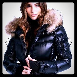 SAM down jacket, The Blake, in JET black
